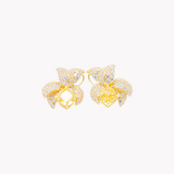 Sunshine Triad Diamond Earrings