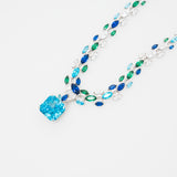 Ocean Waves Sapphire Necklace