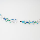 Ocean Waves Sapphire Necklace