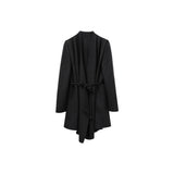 Elegant Brown & Black Faux Fur Coat for Women