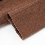 Elegant Brown & Black Faux Fur Coat for Women
