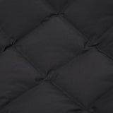 Lightweight Knee-Length Down Jacket for Women Beige & Black, Affordable Winter Outerwear