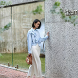 Elegant Blue Twist-Front Blouse with Butterfly Cut | Modal-Blend Anti-Wrinkle Shirt for Women, Blue Twist-Front Blouse, blue shirt women