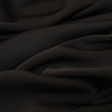 Elegant Brown / Black Asymmetrical Midi Slip Dress with Twisted Straps for Women - Coffee-Colored Acetate Cocktail Gown