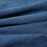 Dark Gray / Blue Wide-Leg Jeans for Women | 100% Cotton High-Waisted Trousers | Breathable & Anti-Buckle Design